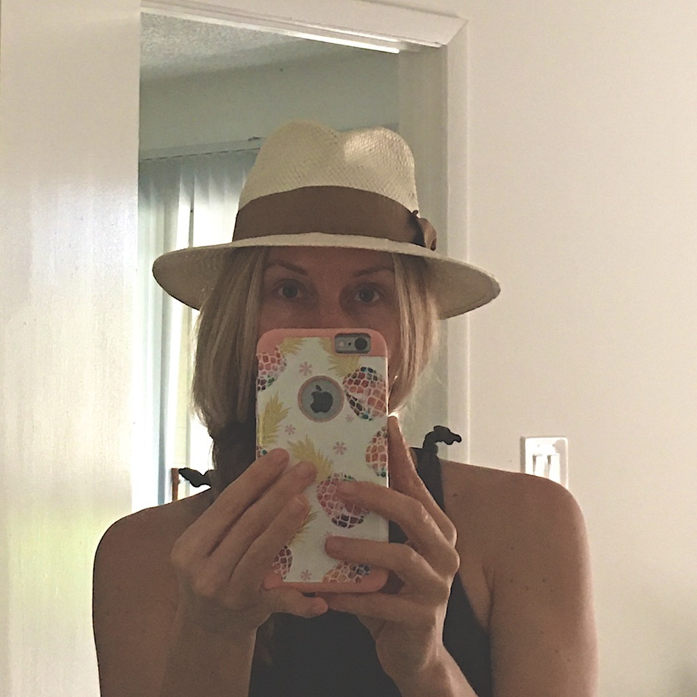 Saks Fifth Avenue Straw Fedora